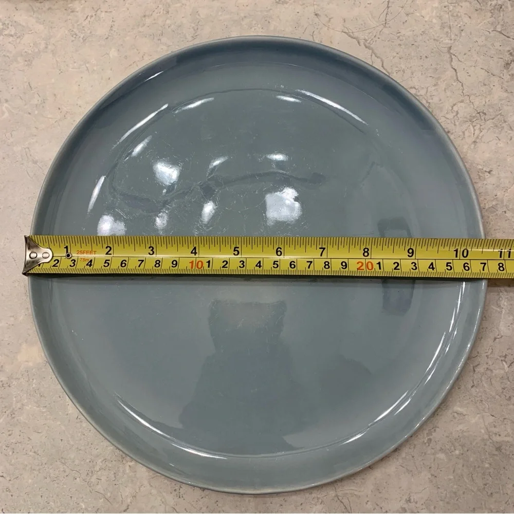 Canvas blue dinner plate #2